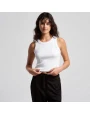 T-shirts AS COLOUR Wo's Organic Rib Crop Tank voor bedrukking &amp; borduring