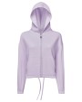 TRIDRI Women´s Recycled Drawstring Full-Zip Hoodie Sweatshirts personalisierbar