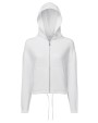 TRIDRI Women´s Recycled Drawstring Full-Zip Hoodie Sweatshirts personalisierbar