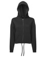 TRIDRI Women´s Recycled Drawstring Full-Zip Hoodie Sweatshirts personalisierbar