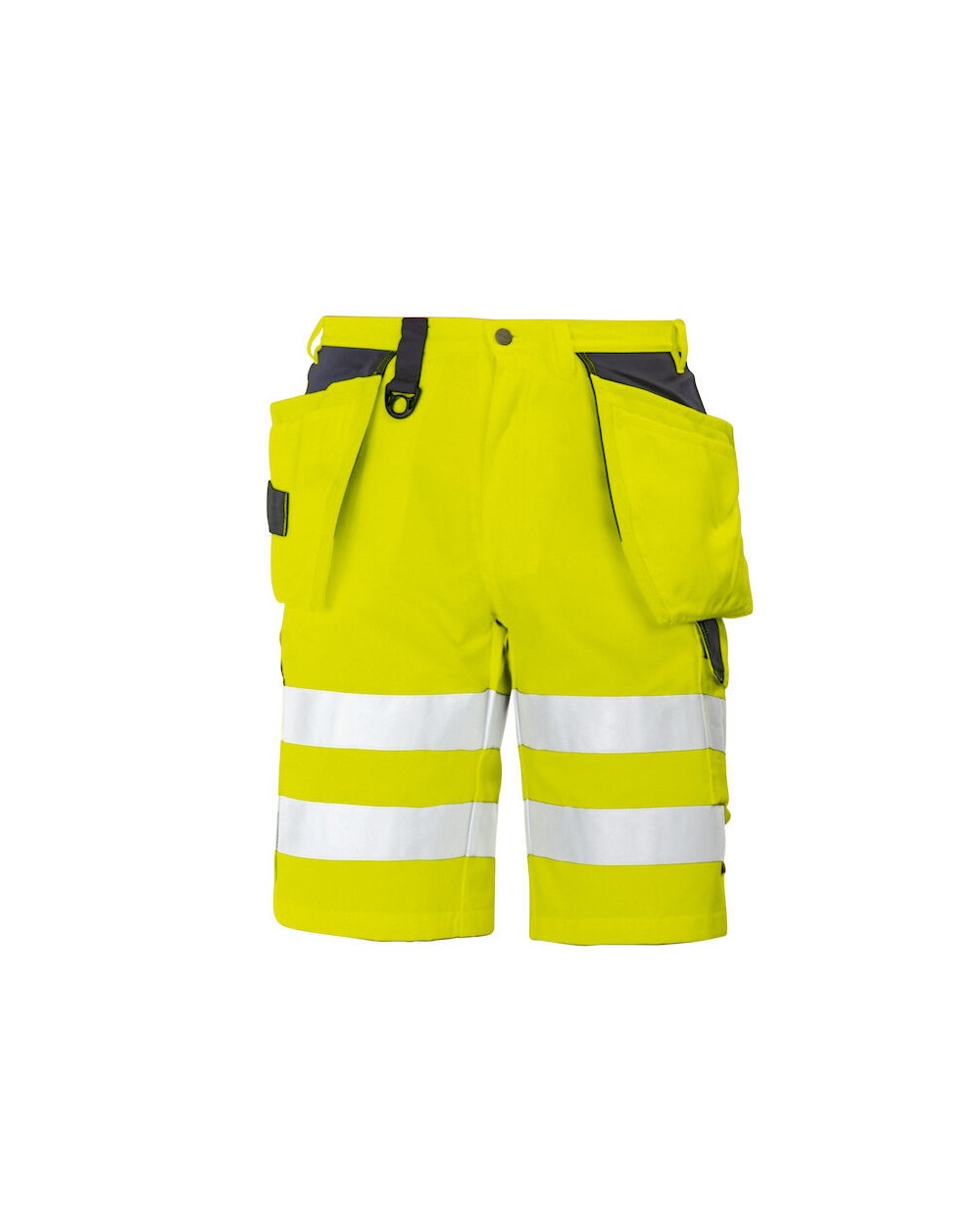 Bermuda's & Shorts PROJOB 6503 SIGNALISATIESHORT MET SPIJKERZAKKEN EN ISO 20471 KLASSE 2 voor bedrukking &amp; borduring
