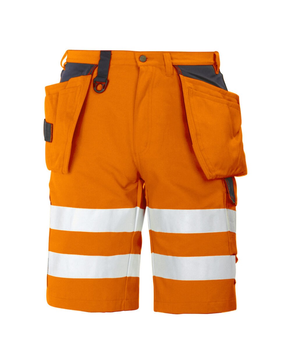 Bermuda's & Shorts PROJOB 6503 SIGNALISATIESHORT MET SPIJKERZAKKEN EN ISO 20471 KLASSE 2 voor bedrukking &amp; borduring