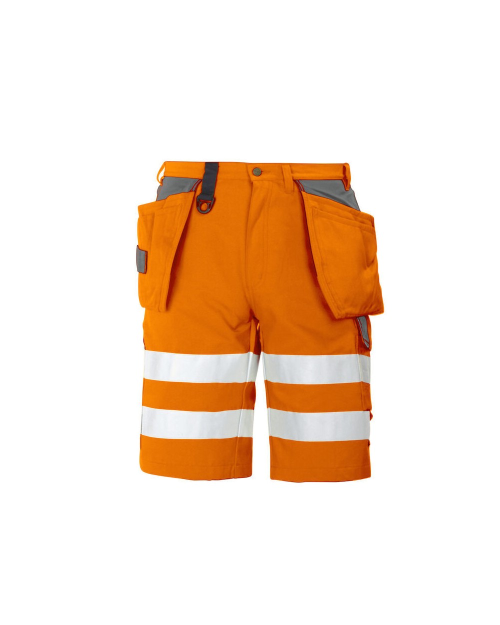 Bermuda's & Shorts PROJOB 6503 SIGNALISATIESHORT MET SPIJKERZAKKEN EN ISO 20471 KLASSE 2 voor bedrukking &amp; borduring