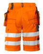 Bermuda's & Shorts PROJOB 6503 SIGNALISATIESHORT MET SPIJKERZAKKEN EN ISO 20471 KLASSE 2 voor bedrukking &amp; borduring