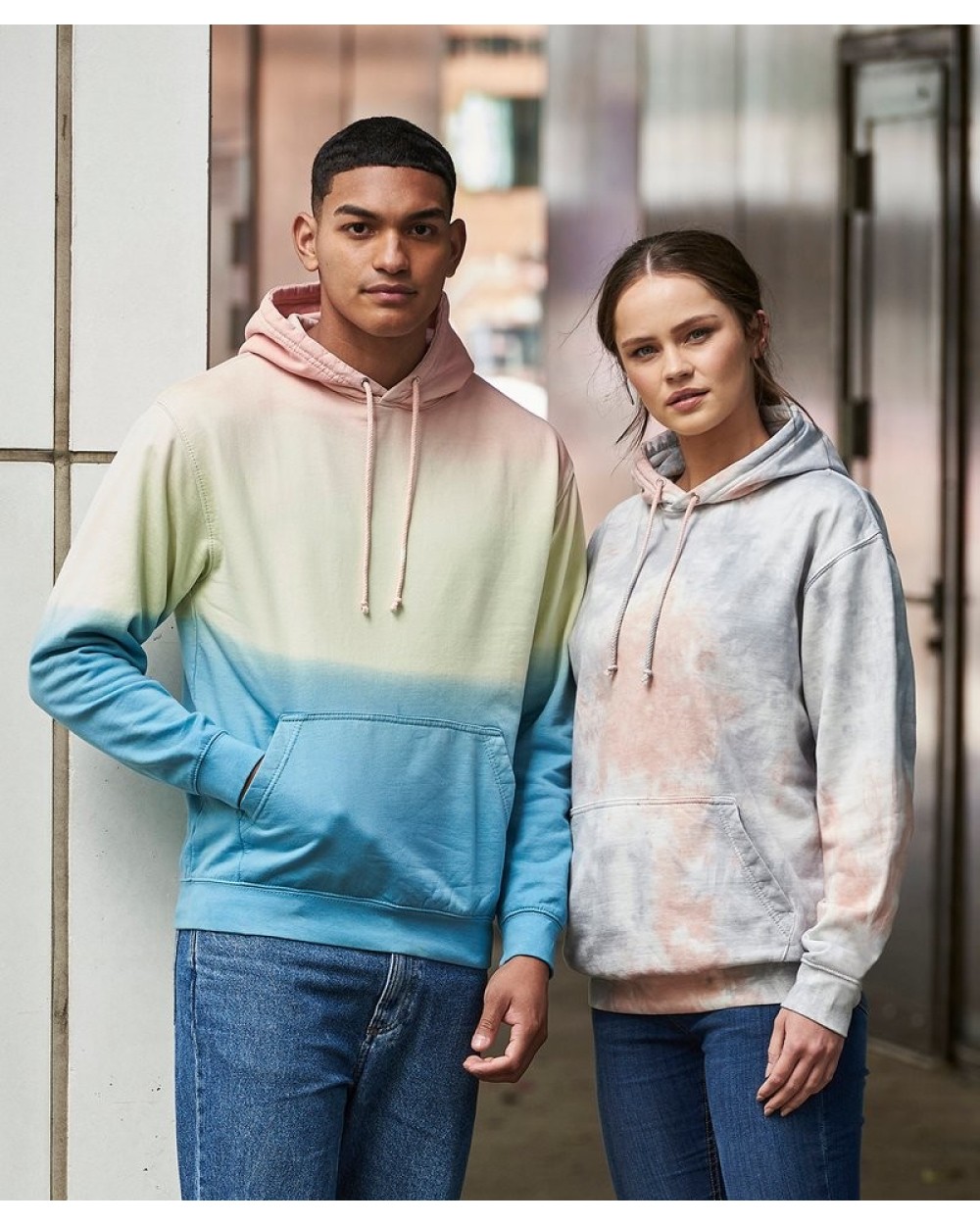 Sweat-shirts personnalisable AWDIS TIE-DYE HOODIE