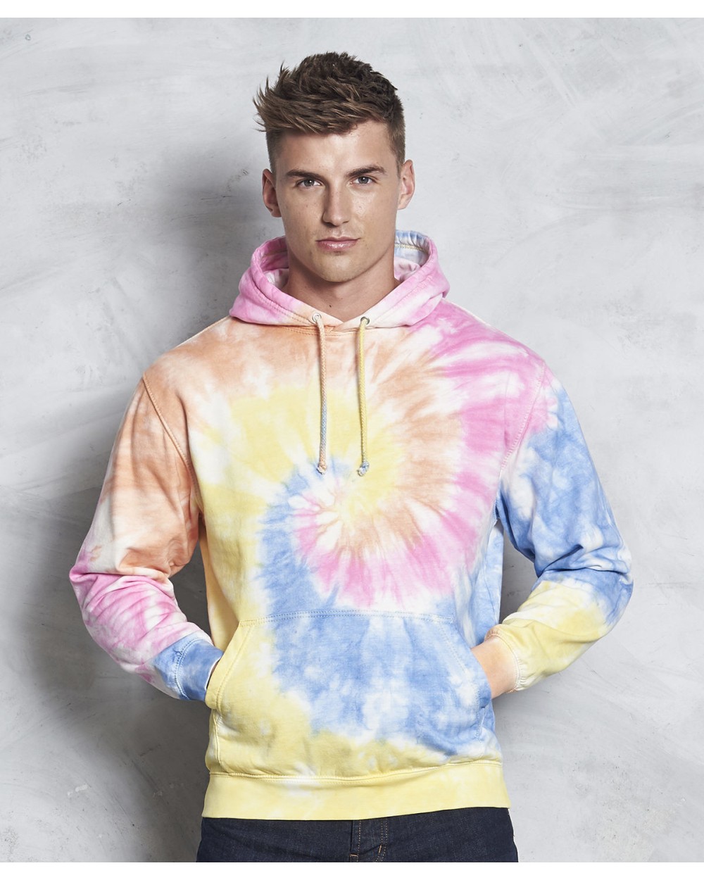 Sweaters & hoodies AWDIS TIE-DYE HOODIE voor bedrukking &amp; borduring