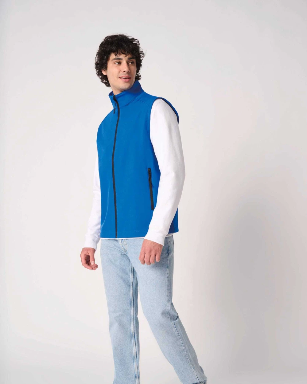Softshells IDEAL BASIC BRAND 2-laagse uniseks softshell bodywarmer voor bedrukking &amp; borduring