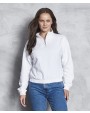 Sweat-shirts personnalisable AWDIS WOMEN'S CROPPED 1/4 ZIP SWEAT