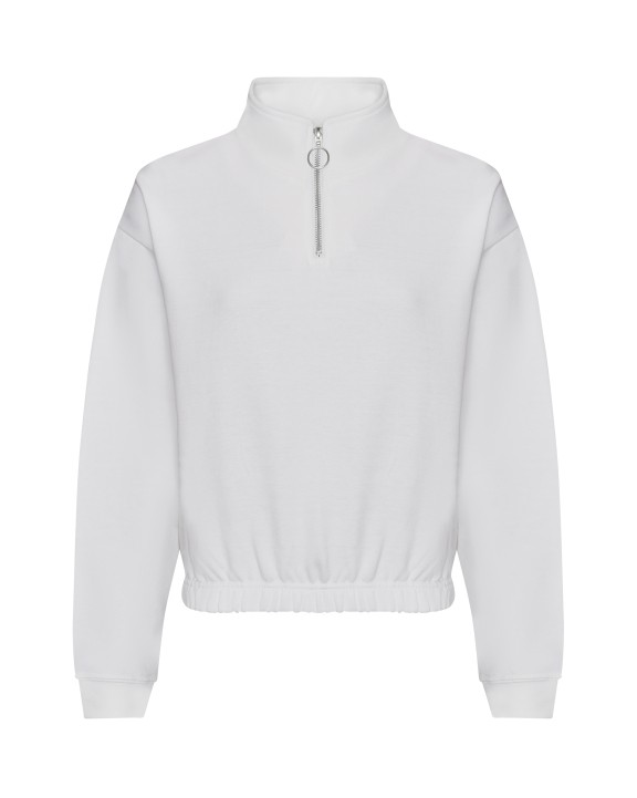 AWDIS WOMEN'S CROPPED 1/4 ZIP SWEAT Sweatshirts personalisierbar