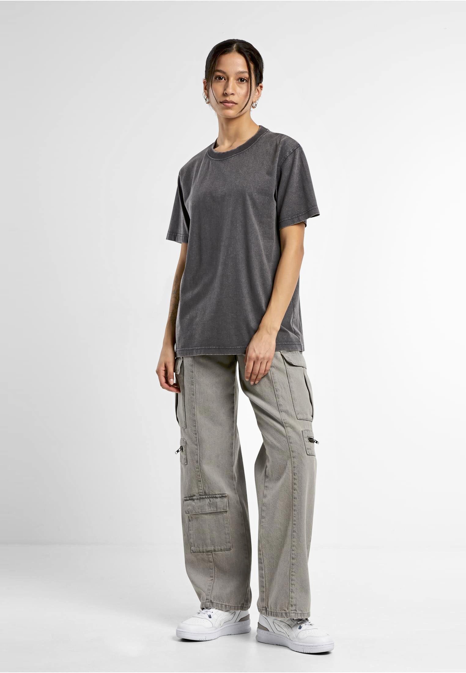 T-Shirts personnalisable BUILD YOUR BRAND Ladies Vintage Everyday Tee