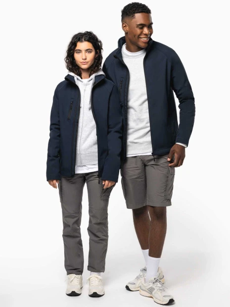 Softshells à personnaliser KARIBAN Veste softshell écoresponsable 3 couches unisexe 