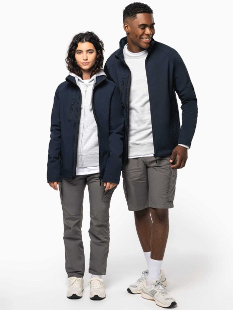 Softshells à personnaliser KARIBAN Veste softshell écoresponsable 3 couches unisexe 