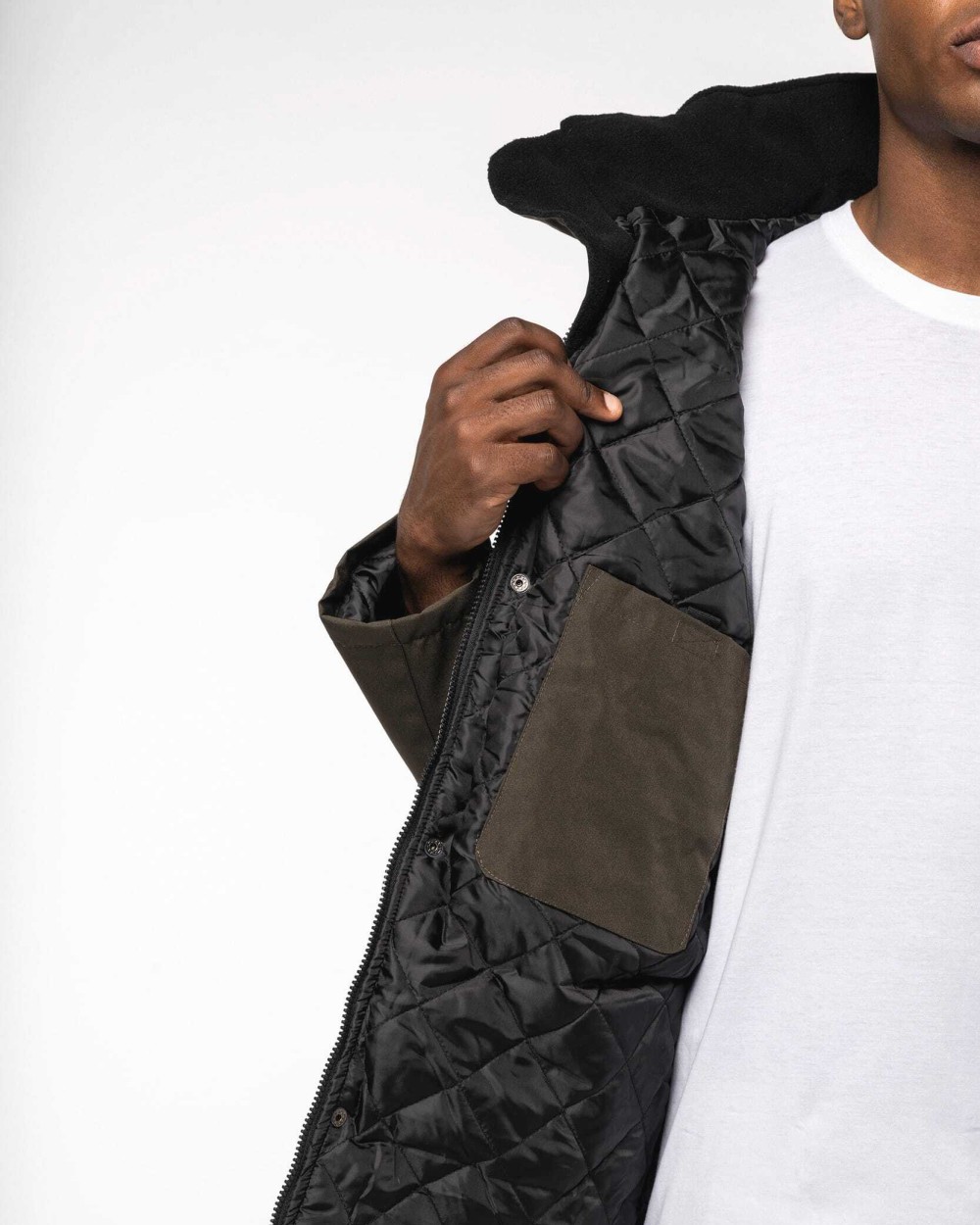 Vestes personnalisable KARIBAN Parka doublure matelassée