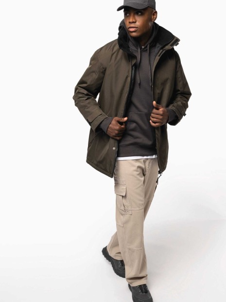 Vestes à personnaliser KARIBAN Parka doublure matelassée 