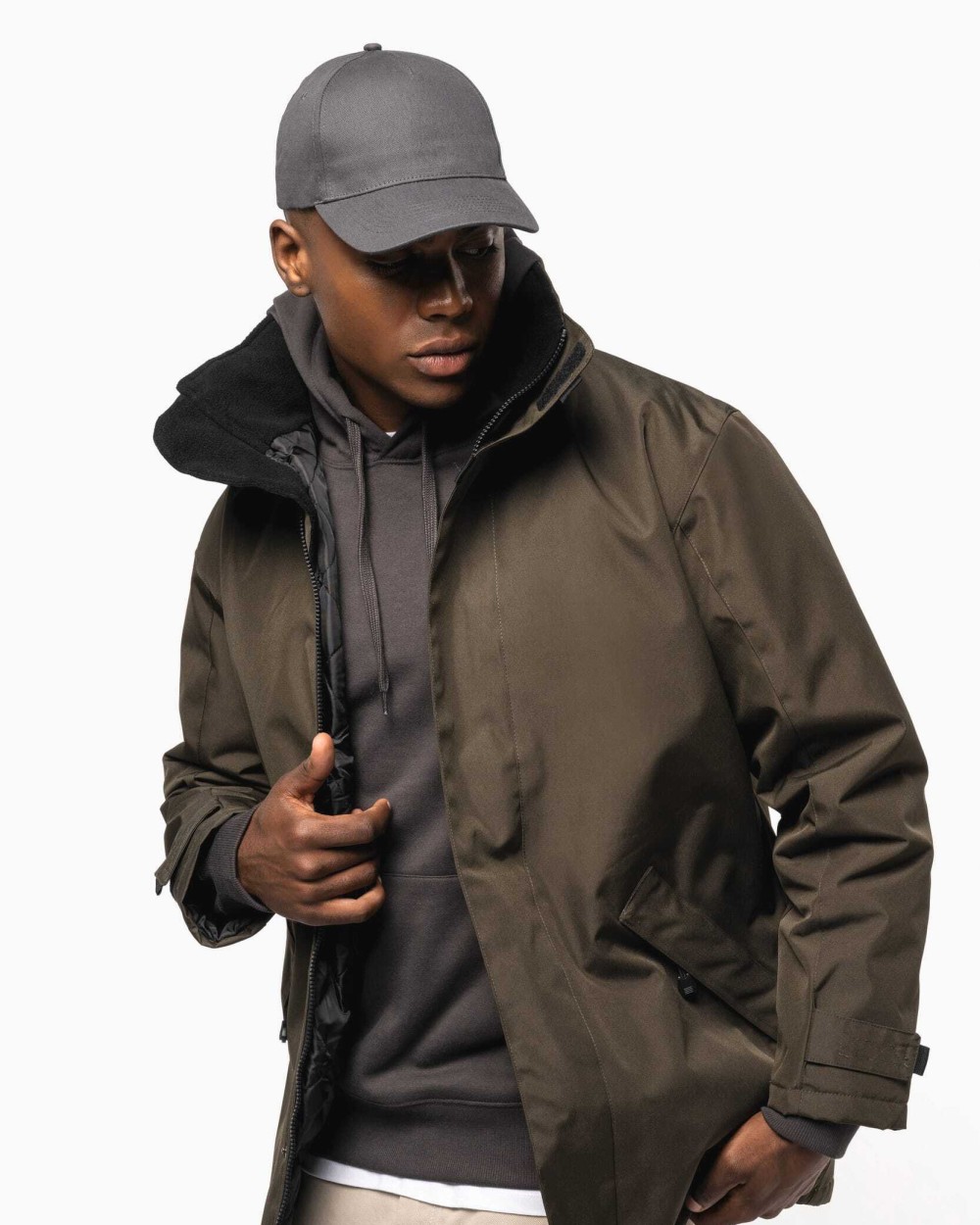 Vestes personnalisable KARIBAN Parka doublure matelassée