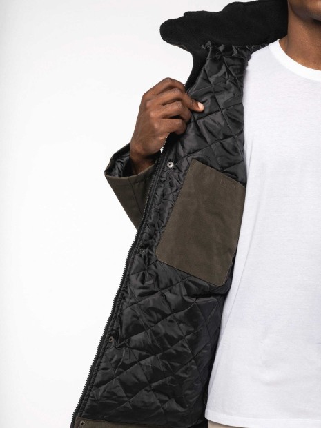 Vestes à personnaliser KARIBAN Parka doublure matelassée 