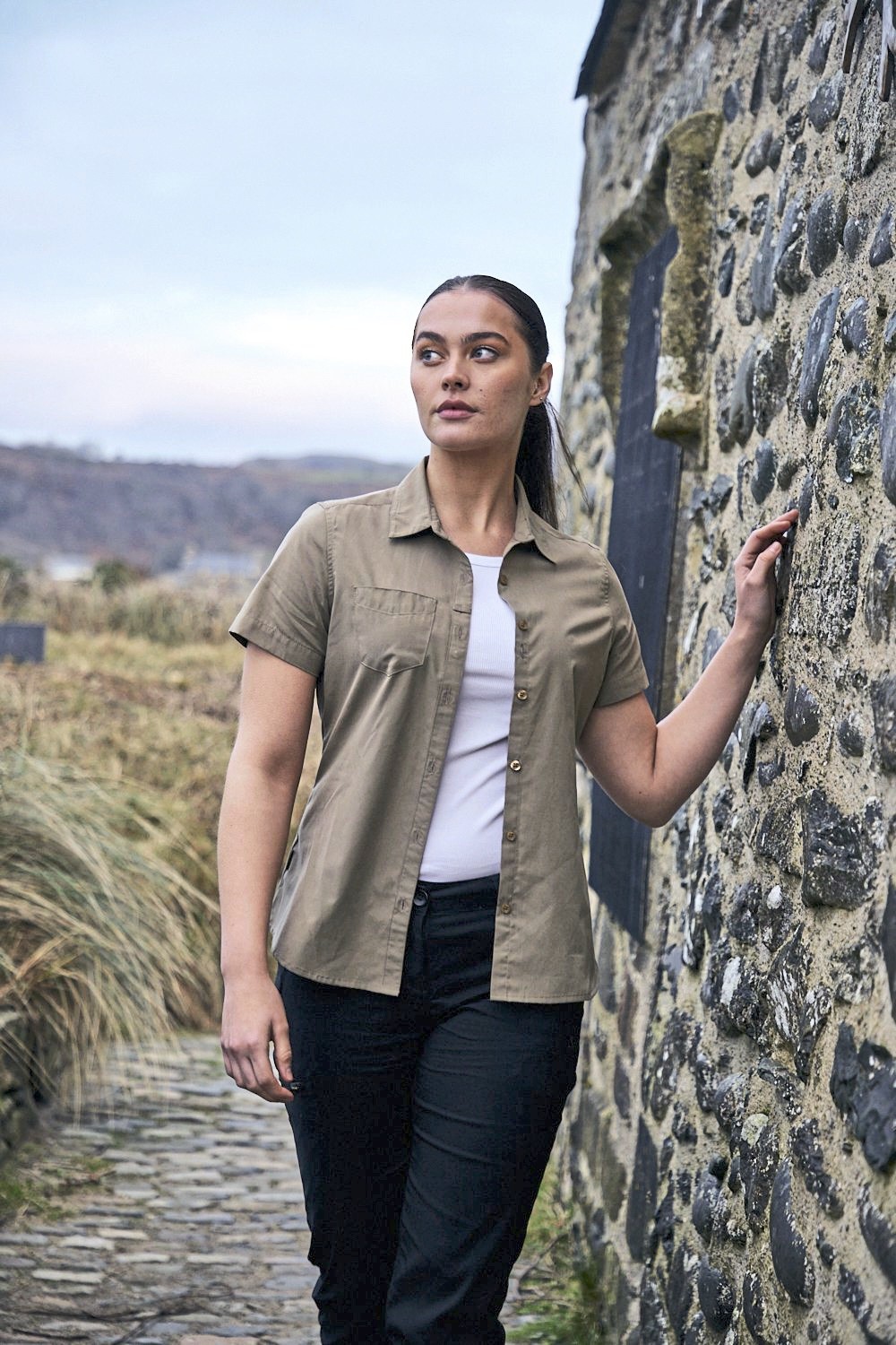 Chemises personnalisable CRAGHOPPERS EXPERT Expert Womens Kiwi Short Sleeved Shirt