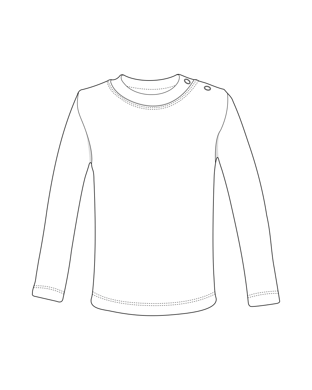 LINK SUBLIME Long Sleeve Baby T-Shirt Polyester T-Shirts personalisierbar