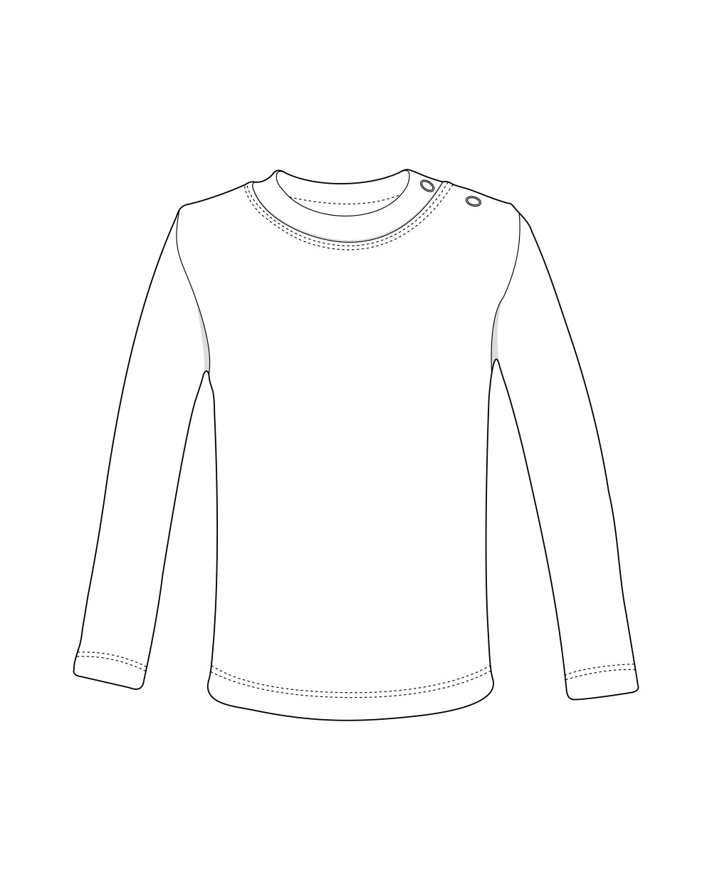 LINK SUBLIME Long Sleeve Baby T-Shirt Polyester T-Shirts personalisierbar