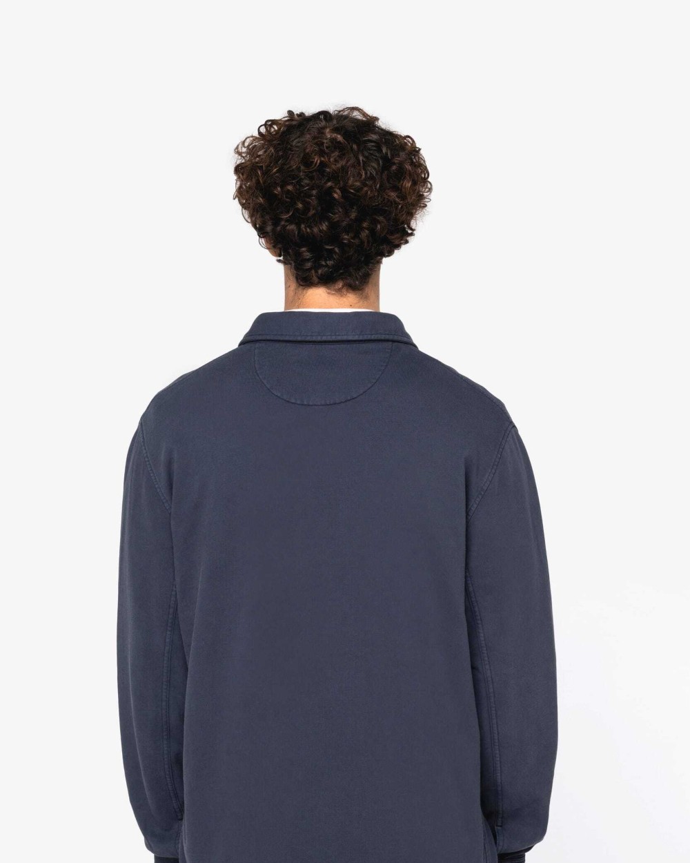 Chemises personnalisable NATIVE SPIRIT Surchemise écoresponsable délavée en molleton gratté homme