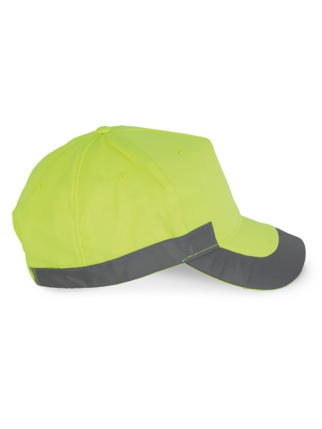 WK. DESIGNED TO WORK Casquette fluorescente - 5 panneaux /api/colors/5d003b4f-b042-4d2a-ac63-7e7753dabb12 personnalisable