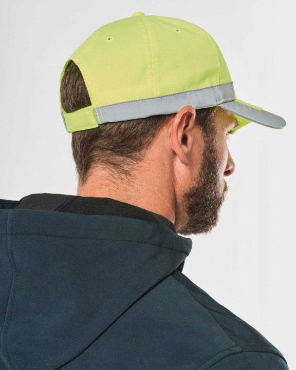 Casquettes personnalisable WK. DESIGNED TO WORK Casquette fluorescente - 5 panneaux