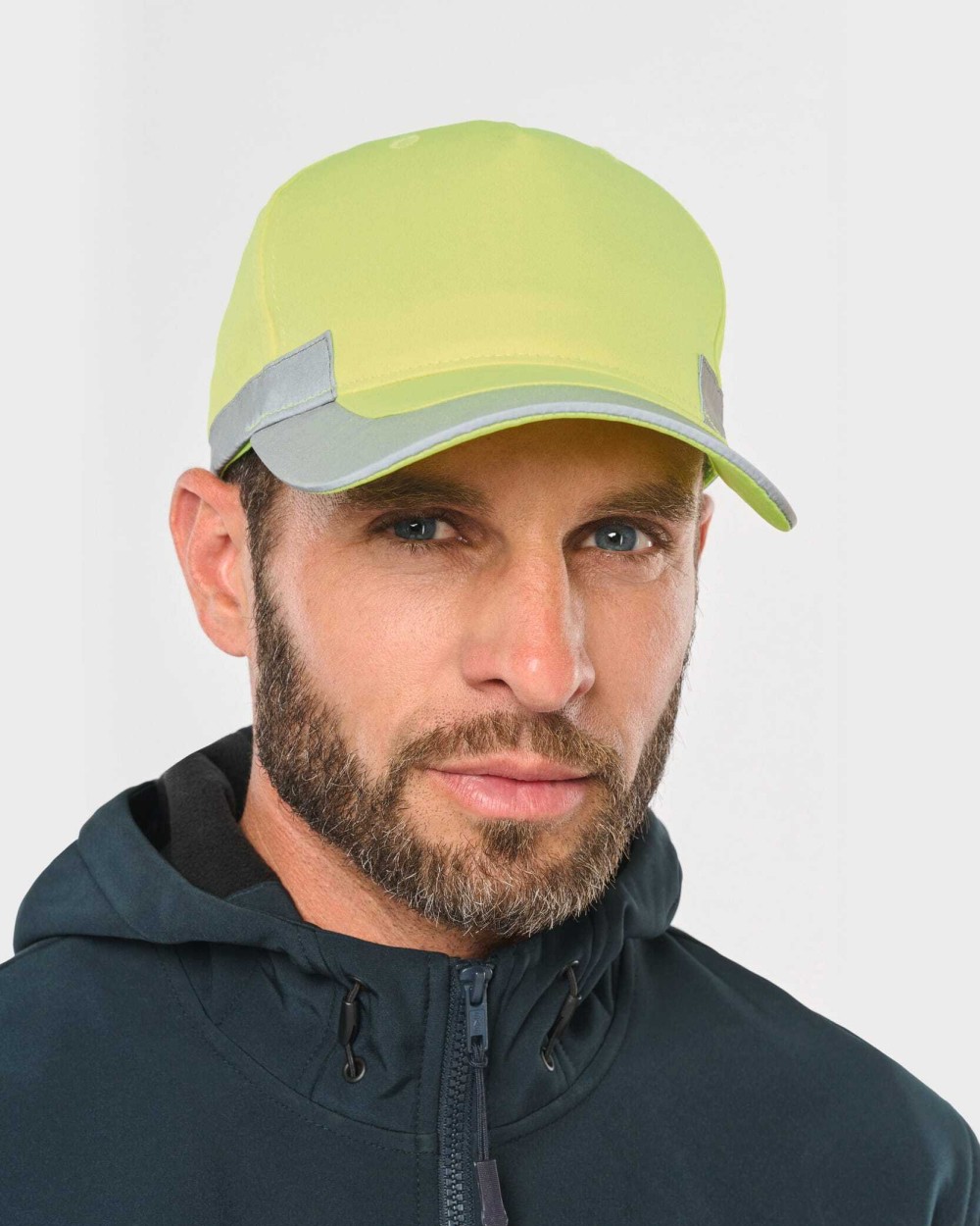 Casquettes personnalisable WK. DESIGNED TO WORK Casquette fluorescente - 5 panneaux