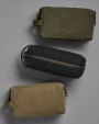 Tassen & Zakken QUADRA HERITAGE WAXED CANVAS WASH BAG voor bedrukking &amp; borduring