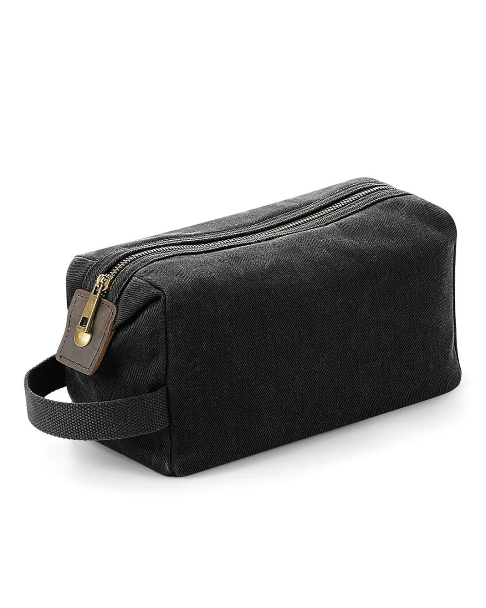 Tassen & Zakken QUADRA HERITAGE WAXED CANVAS WASH BAG voor bedrukking &amp; borduring