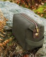Tassen & Zakken QUADRA HERITAGE WAXED CANVAS WASH BAG voor bedrukking &amp; borduring