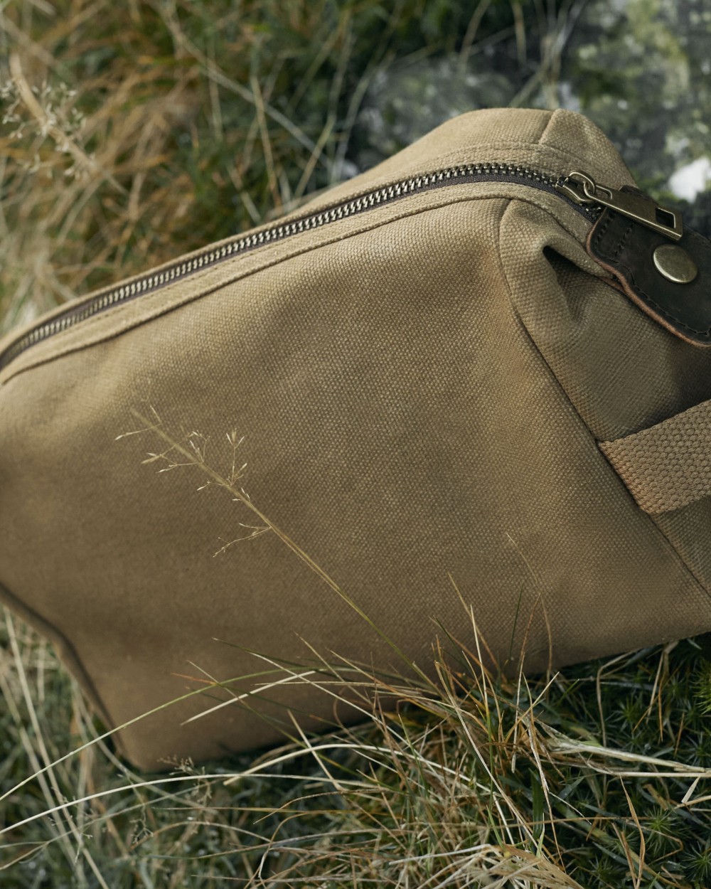 Tassen & Zakken QUADRA HERITAGE WAXED CANVAS WASH BAG voor bedrukking &amp; borduring