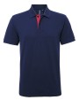 Polo's ASQUITH & FOX Men´s Classic Fit Contrast Polo voor bedrukking &amp; borduring