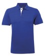 ASQUITH & FOX Men´s Classic Fit Contrast Polo Poloshirts personalisierbar