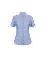 HENBURY LADIES’ MODERN S/S OXFORD SHIRT – REGULAR FIT Hemden personalisierbar