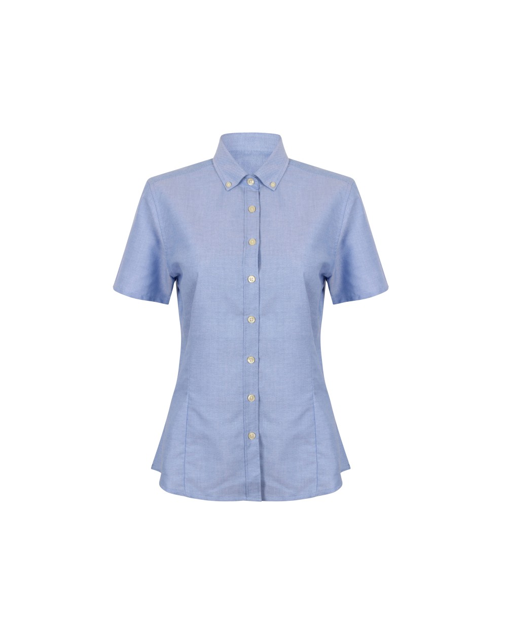HENBURY LADIES’ MODERN S/S OXFORD SHIRT – REGULAR FIT Hemden personalisierbar