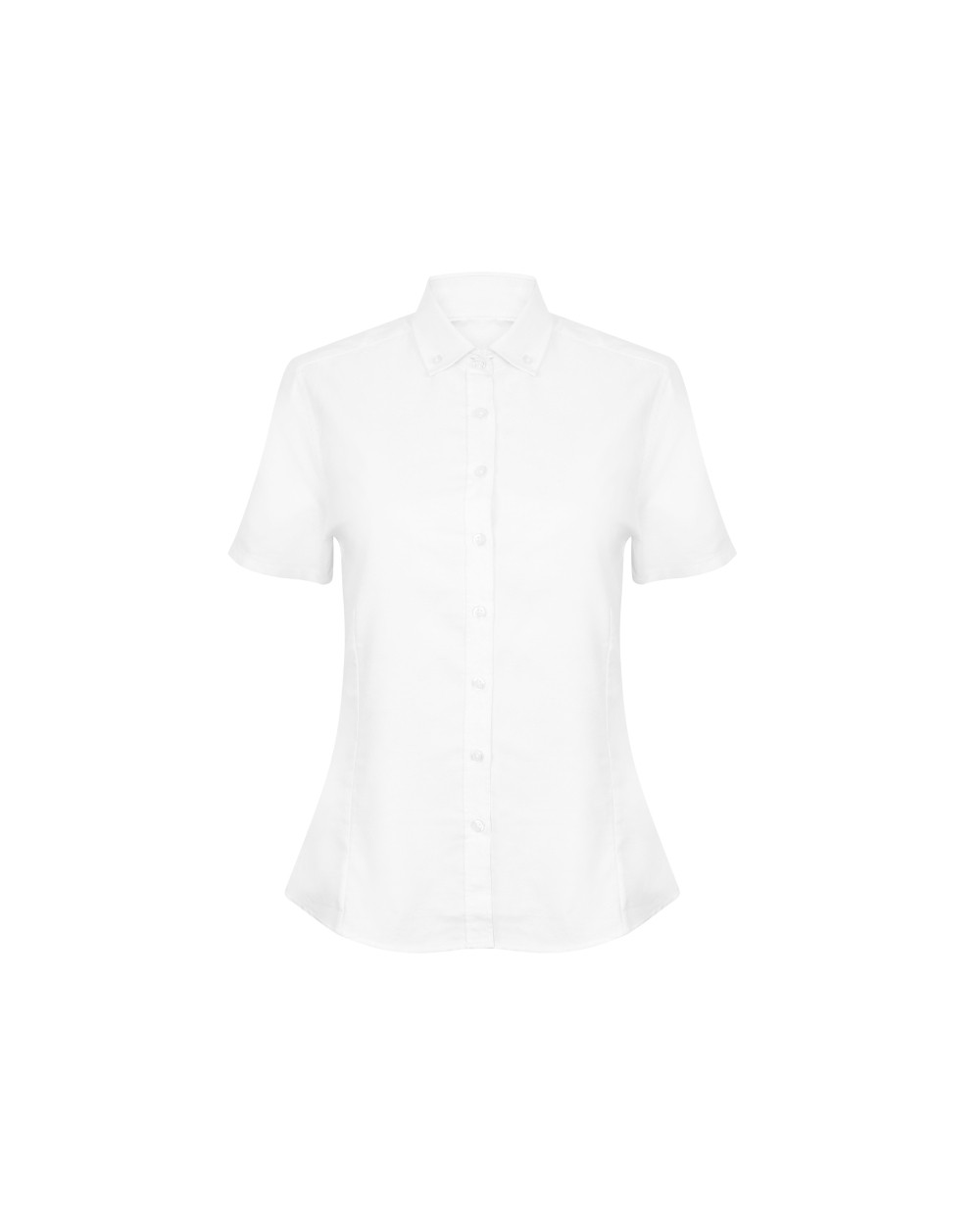 HENBURY LADIES’ MODERN S/S OXFORD SHIRT – REGULAR FIT Hemden personalisierbar