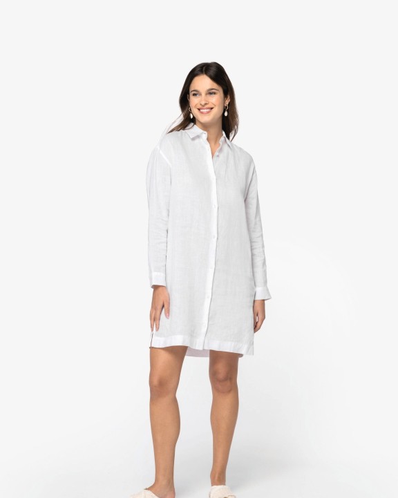 Robes personnalisable SPASSO Robe chemise en lin femme