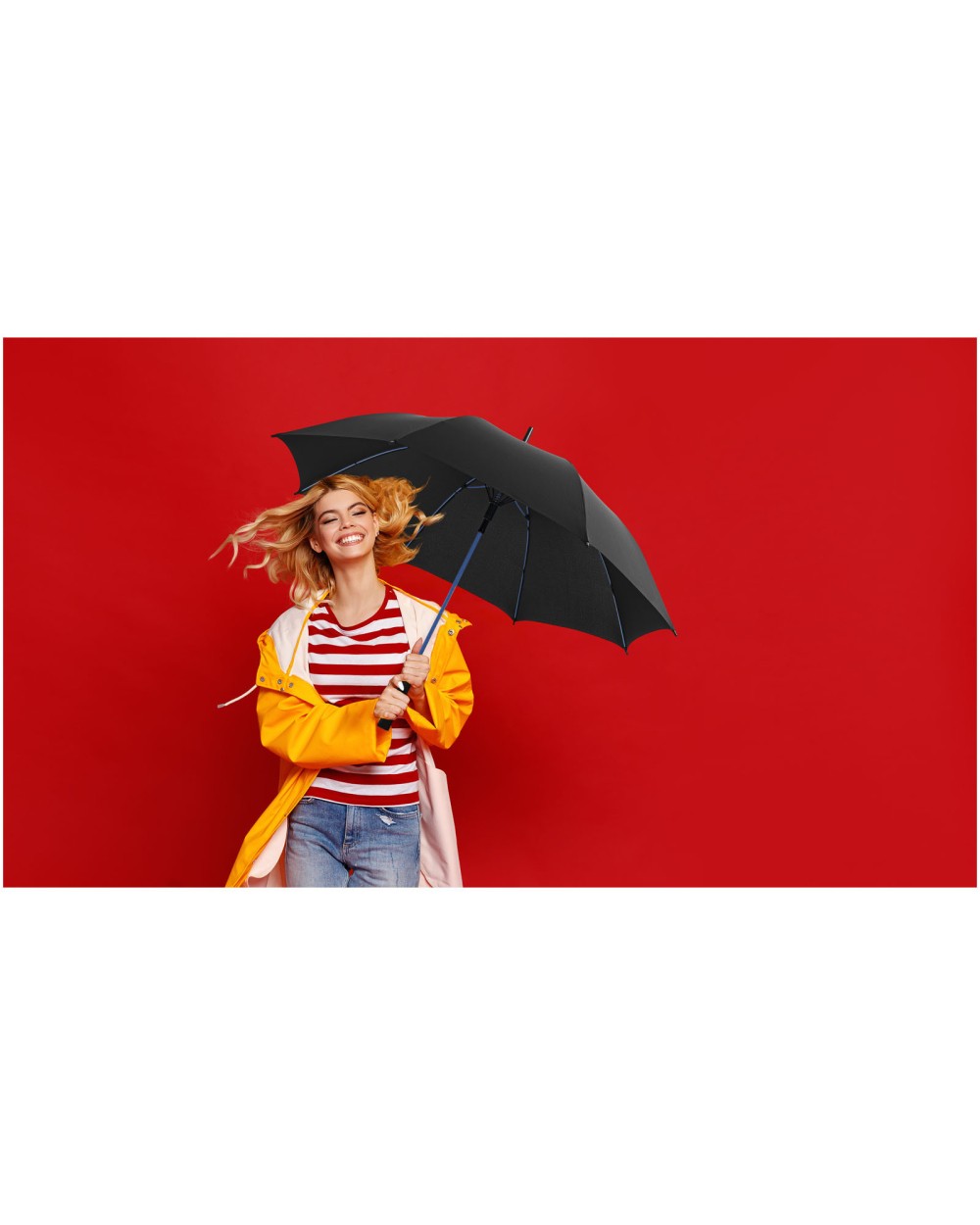 Paraplu's 4DO Stark 23'' automatische stormparaplu voor bedrukking &amp; borduring