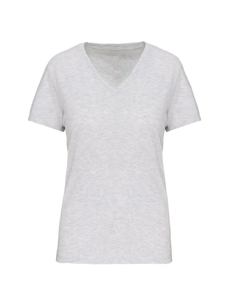 KARIBAN T-shirt BIO150 IC col V femme /api/colors/4a891c91-7426-40ec-9f86-8674f2899954 personnalisable