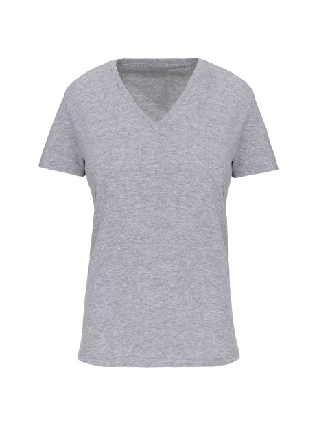 KARIBAN T-shirt BIO150 IC col V femme /api/colors/a37ac46b-201c-43db-9085-8f3a99c04b1c personnalisable