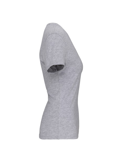 KARIBAN T-shirt BIO150 IC col V femme /api/colors/a37ac46b-201c-43db-9085-8f3a99c04b1c personnalisable