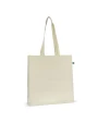 Tassen & Zakken 4DO Fairtrade katoenen tas ecru lang 140g/m² 38x10x42cm voor bedrukking &amp; borduring