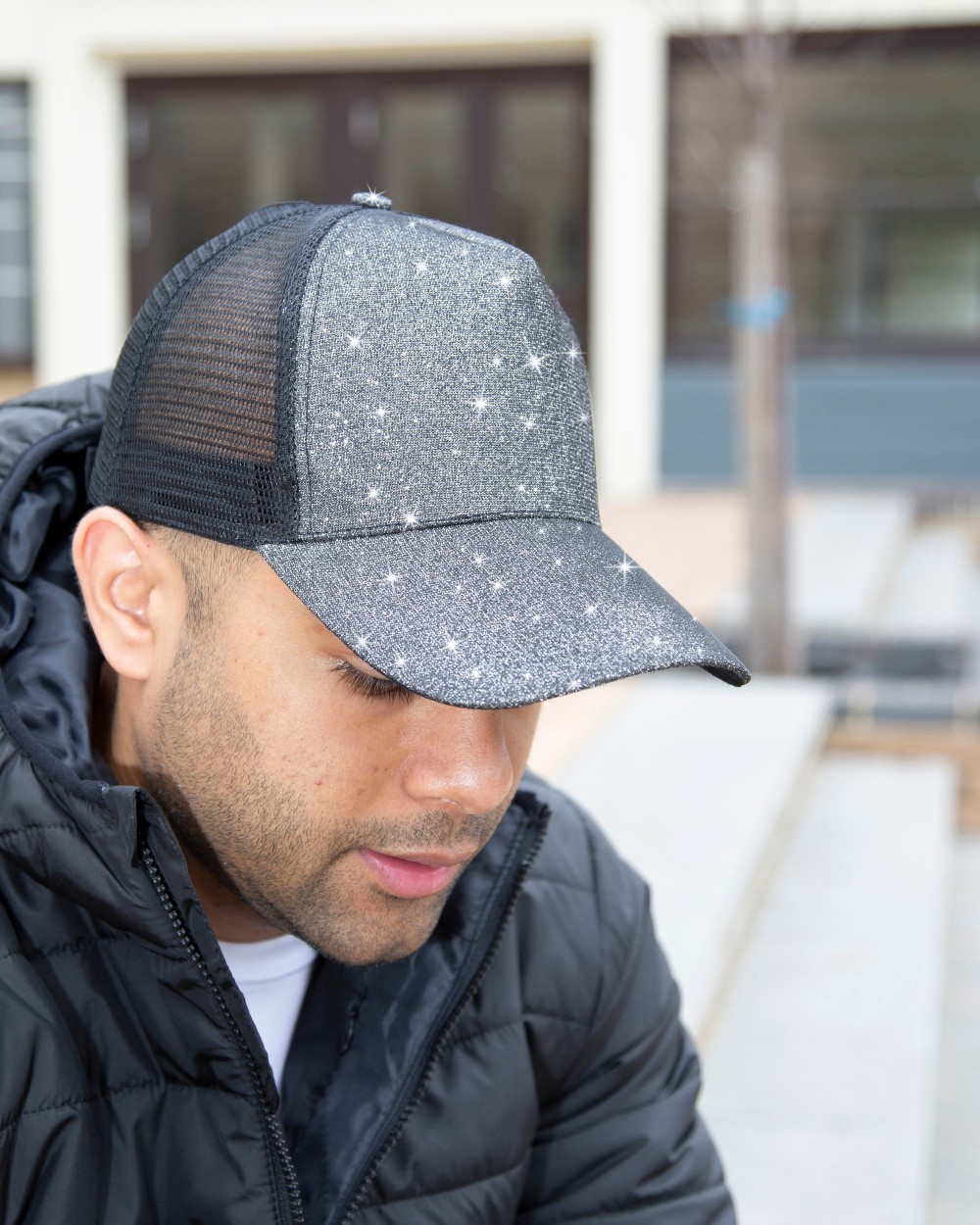 RESULT Kappe New York Sparkle Kappen personalisierbar