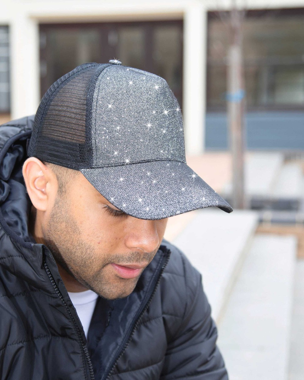 RESULT Kappe New York Sparkle Kappen personalisierbar