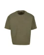 T-shirts BUILD YOUR BRAND VINTAGE CROPPED HEAVY OVERSIZE TEE voor bedrukking &amp; borduring
