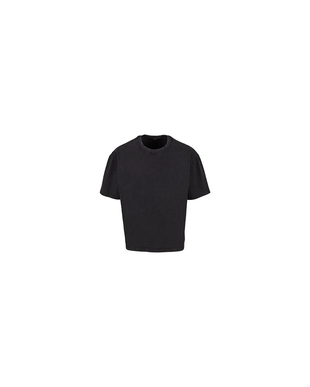 T-shirts BUILD YOUR BRAND VINTAGE CROPPED HEAVY OVERSIZE TEE voor bedrukking &amp; borduring
