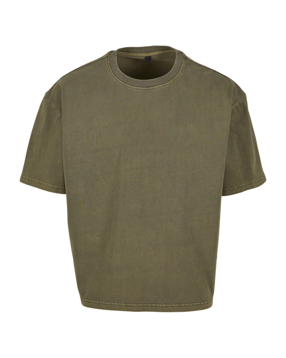 T-Shirts personnalisable BUILD YOUR BRAND VINTAGE CROPPED HEAVY OVERSIZE TEE