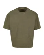 T-shirts BUILD YOUR BRAND VINTAGE CROPPED HEAVY OVERSIZE TEE voor bedrukking &amp; borduring