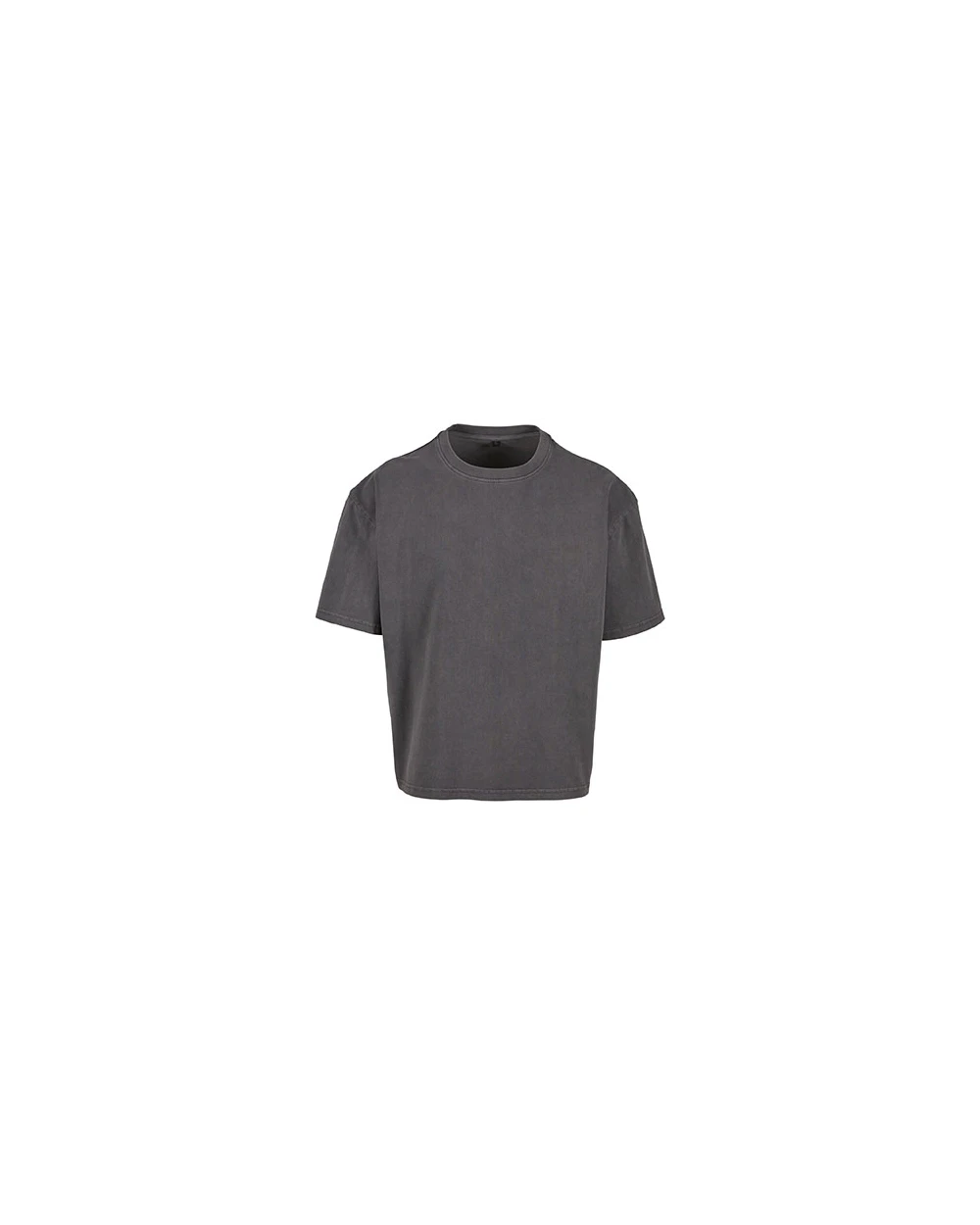 T-shirts BUILD YOUR BRAND VINTAGE CROPPED HEAVY OVERSIZE TEE voor bedrukking &amp; borduring