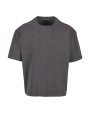 T-Shirts personnalisable BUILD YOUR BRAND VINTAGE CROPPED HEAVY OVERSIZE TEE